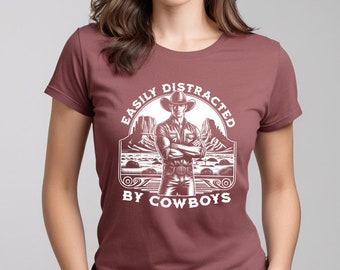 Maglietta da cowgirl con concerto country, design da cowboy western, amante del rodeo, regalo per ragazza country, abbigliamento da cowboy, grafica da cowboy, abbigliamento western sexy