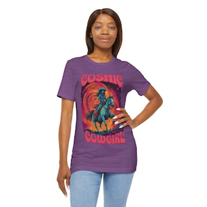 Cosmic Cowgirl - Space Cowgirl Shirt Space Cowgirl Outfit Disco Cowgirl Western Graphic Tee Country Girl Shirt, Cowgirl Shirt, Gift For Her
