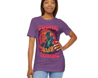 Cosmic Cowgirl - Space Cowgirl Shirt Space Cowgirl Outfit Disco Cowgirl Western Graphic Tee Country Girl Shirt, Cowgirl Shirt, Gift For Her