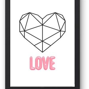 Printable poster for room decoration, office, quote posters, digital download love gift