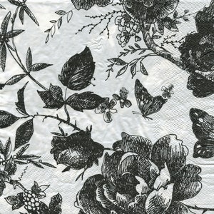 Spring/Floral Napkins; TWO Luncheon Size Napkins; Printed Paper Napkins; Decoupage; Junk Journaling; Collage; Mixed Media Art