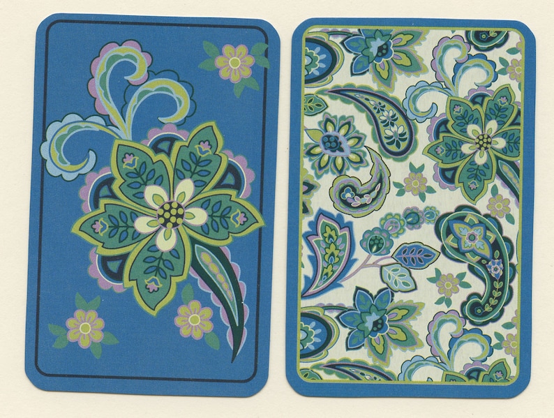 Paisley Floral Playing Cards
