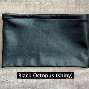 Black Octopus (shiny) Swim Headbands for wearing under swim caps