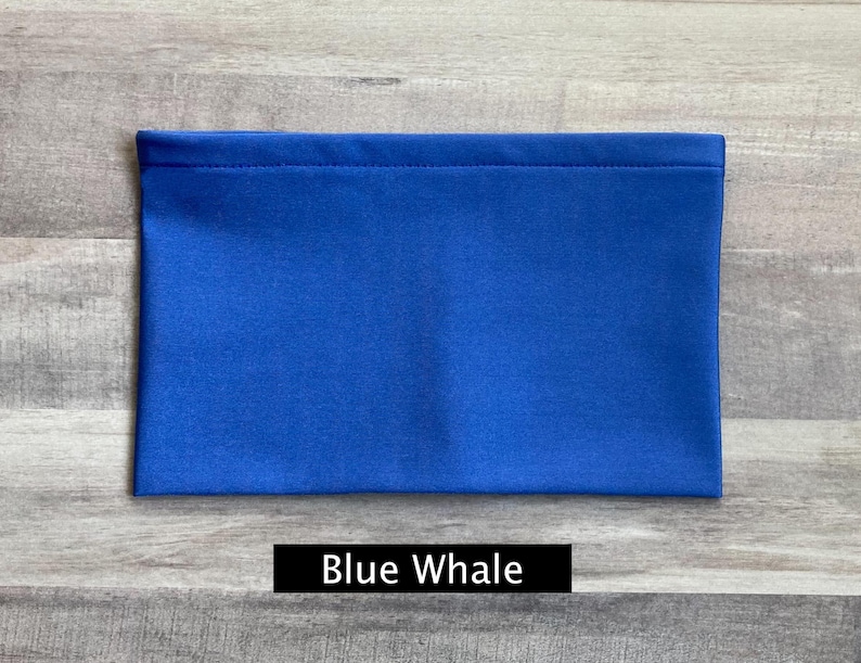 Blue Whale Swim Headbands for wearing under swim caps