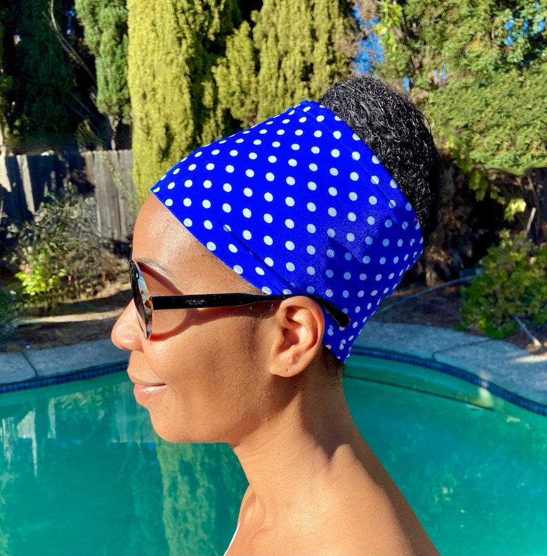 Swim-Stirnbänder zum Tragen unter Badekappen - Breit und Wasserdicht Bild 1