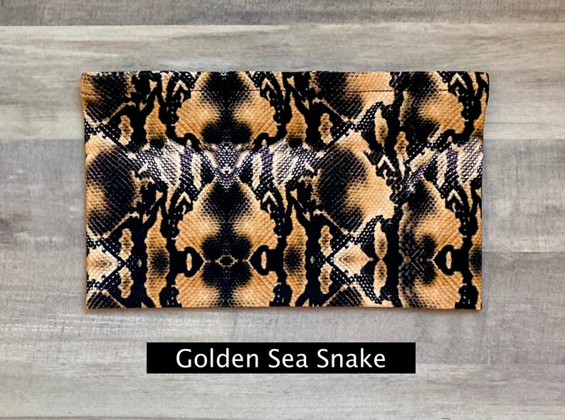 Swim-Stirnbänder zum Tragen unter Badekappen - Breit und Wasserdicht Golden Sea Snake