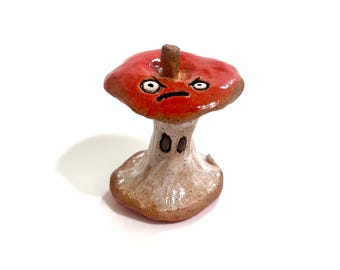 Bad Apple ceramic character figurine handmade