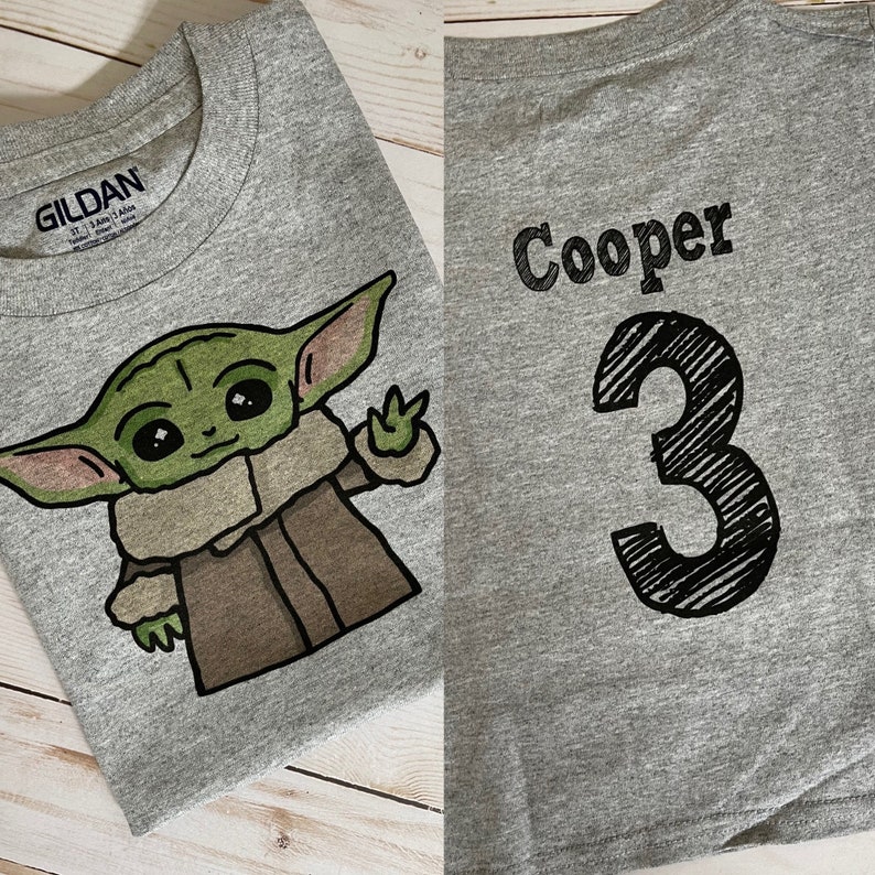 yoda birthday shirt