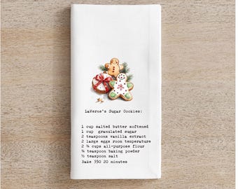 Custom Tea towel with your image recipe cards, gps, saying, wholesale tea towels, wholesale photo towel, Mother's Day gift