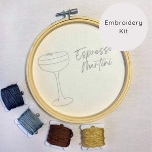 Handborduurpakket espresso martini