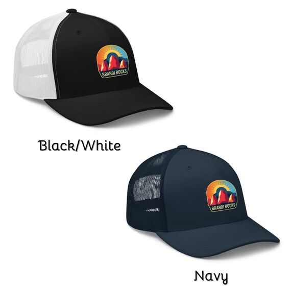 Brandi Carlile Two-Tone Baseball Cap - Olive & Charcoal. Bought at Red rocks Brandi Rocks | Brandi Carlile + Bramily | Embroidered  main image 2