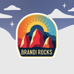 Brandi Rocks | Brandi Carlile + Bramily bei Red Rocks | Blasenfreie Aufkleber