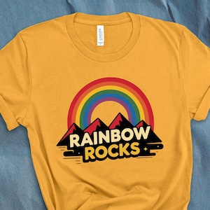 Regenbogen Rocks | Brandi Carlile + Bramily bei Red Rocks | Weiches Baumwolle T-Shirt für Erwachsene