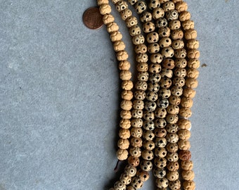 Carved Bone Beads 16 inch strand choose 1 strand
