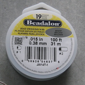 Fil Pour Perles Beadalon 19 Brins : Fil Pour Bijoux Flexible En Acier Inoxydable - France