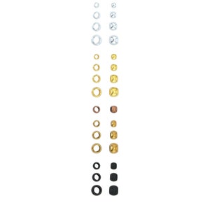 Gold Plated Crimp Bead Beadalon Choose from 4 sizes 1/4 Ounce of any Round Crimp Bead