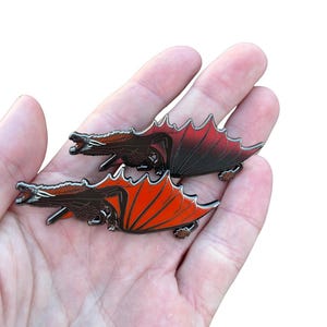 Drogon enamel pin