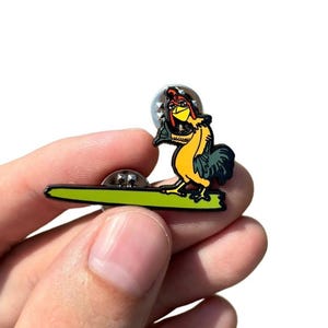 Chicken Joe enamel pin