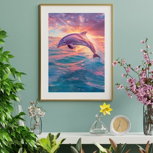 Printable Dolphin wall art