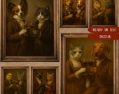 Custom Pet Portrait in Royal Style, Vintage Animal Portrait Custom Print, Custom Royal Pet Illustration, Digital Pet Painting, Custom Dog