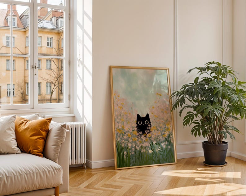 pastel art for cat lovers
