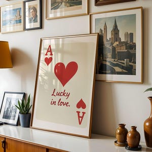 valentine day print, Heart Card Prin