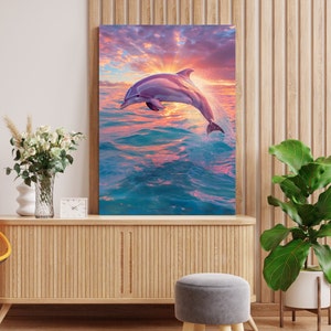 Sea lover dolphin wall art
