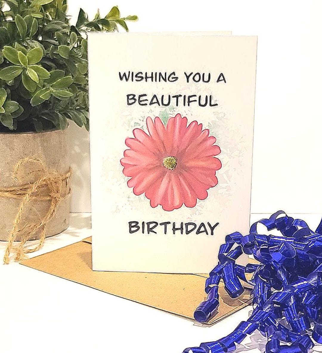 most beautiful birthday greeting cards Images High... Wishing You a Beautiful Birthday Card - Etsy
