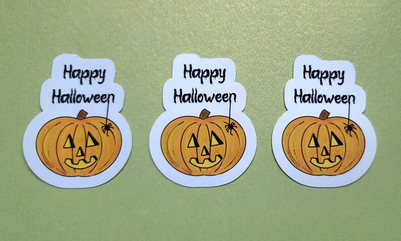 13 Piece Halloween Sticker Set - Etsy