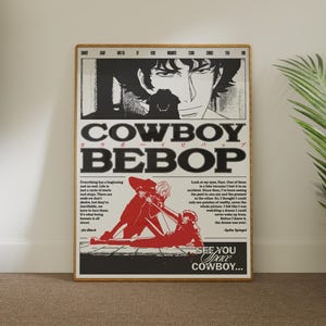 Cowboy bebop poster - Etsy 日本