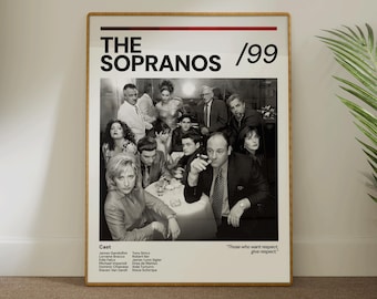 The Sopranos TV Show Poster: Vintage Mafia Wall Art (Digital Download)