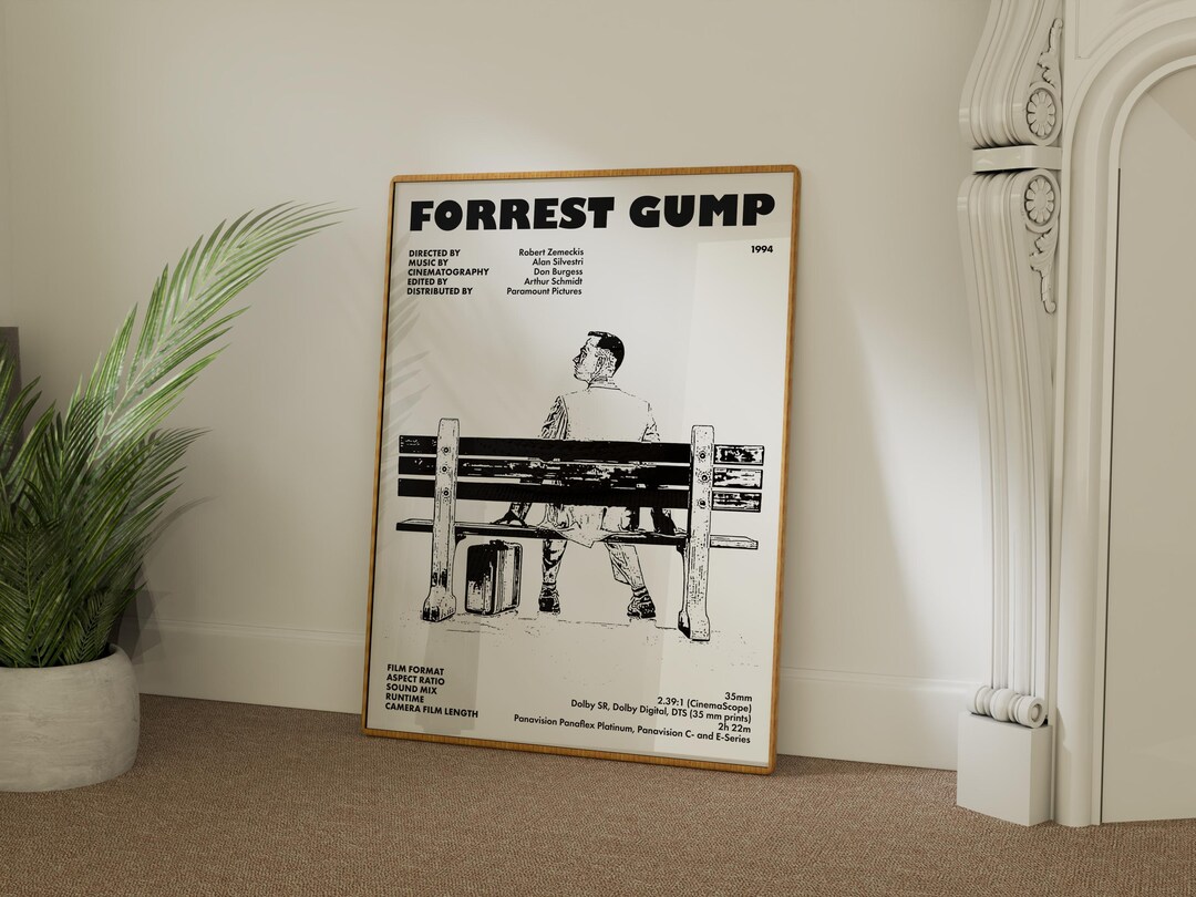 Forrest Gump Film Poster - DIGITAL - Tom Hanks | Vintage Prints ...