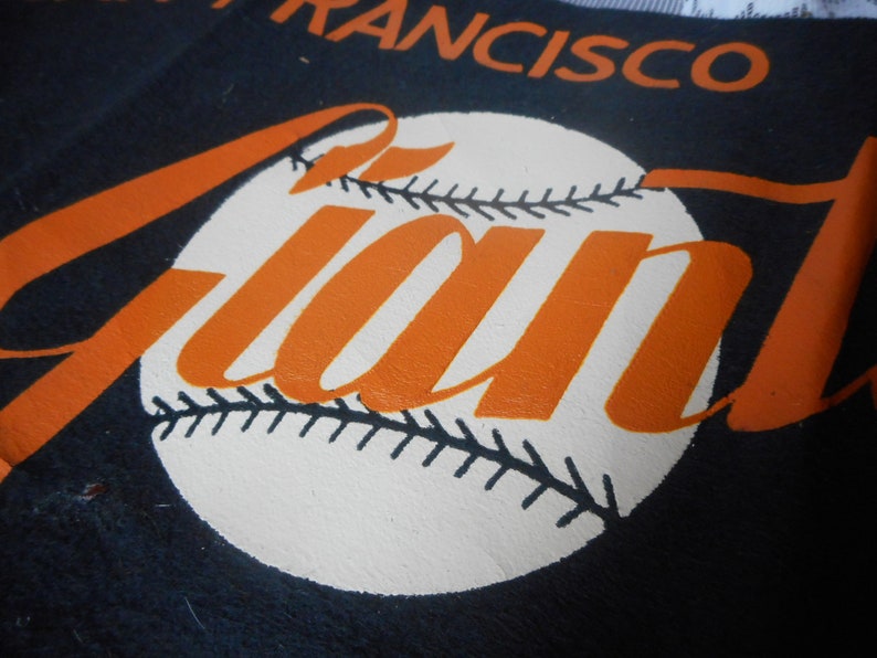 VINTAGE San Francisco Giants Baseball Memorabilia Sports Team Etsy