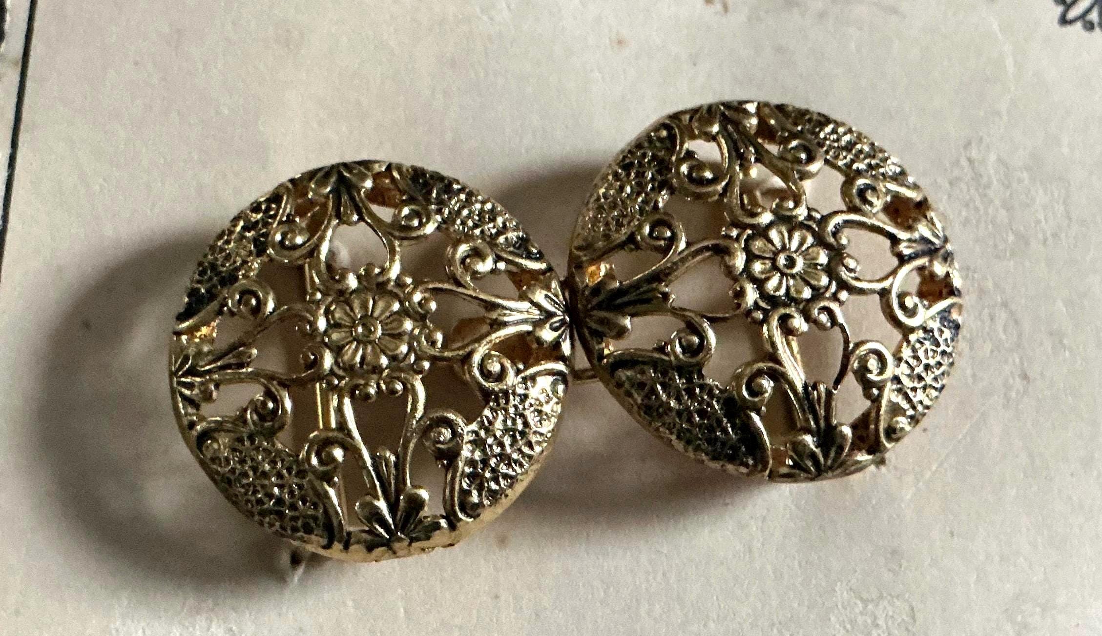 Up-cycled Vintage Belt Buckle Made in USA and  80s Rhinestone Earring Repurposed Unique Upcycled Belt Ideas for Fashionable DIY Enthusiasts  main image 4