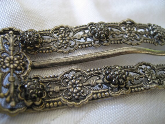 大型 4 1/4インチ アンティーク ヴィンテージ ビクトリア朝 ピアス