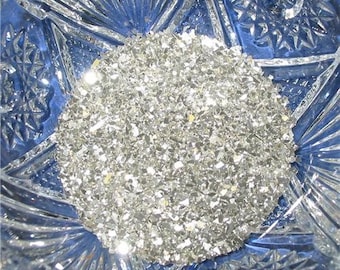 German Glass Glitter Pure Silver 60 Grit Medium 1 oz.