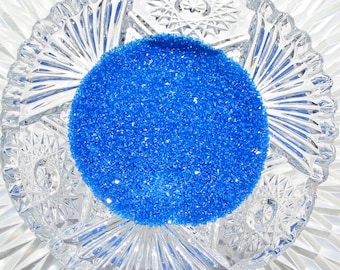 German GLASS GLITTER Fine 80 Cobalt Blue 1 Oz Non Tarnishing