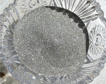 Fine Pure Silver German Glass Glitter 100 Grit 1 Ounce