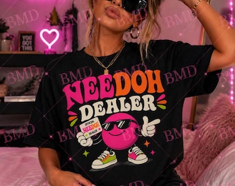 Needoh Dealer PNG, Funny Stress Ball Shirt Design, Retro Meme Tee, In My Needoh Era, Digital Download, Sublimation Design, PNG File
