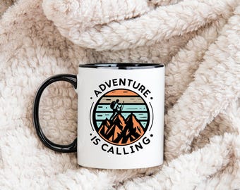 Adventure Is Calling Funny Coffee Mug with Quote, Funny Mug Gift, Adventure Gift, Adventure Coffee Mug, Adventures Funny Gift, Funny Mugs