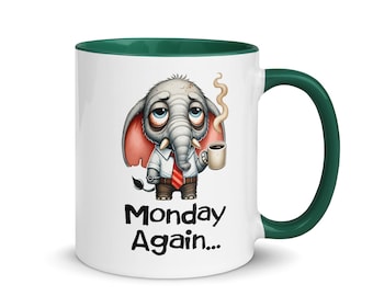 "Lustige ""Monday Wieder"" Kaffeetasse: Büro Humor Geschenk."