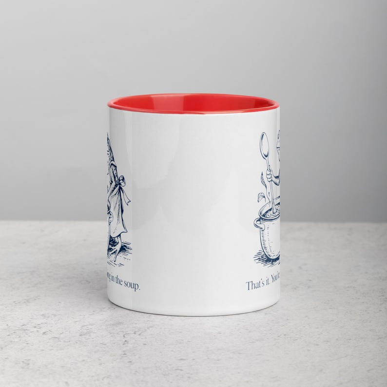 Funny Frog Mug Thats It Youre Going In The Soup Mug, Frog Chef Coffee Mug, Dark Humor Frog Cup, Frog Lover Gift, Cottagecore Frog Mug
