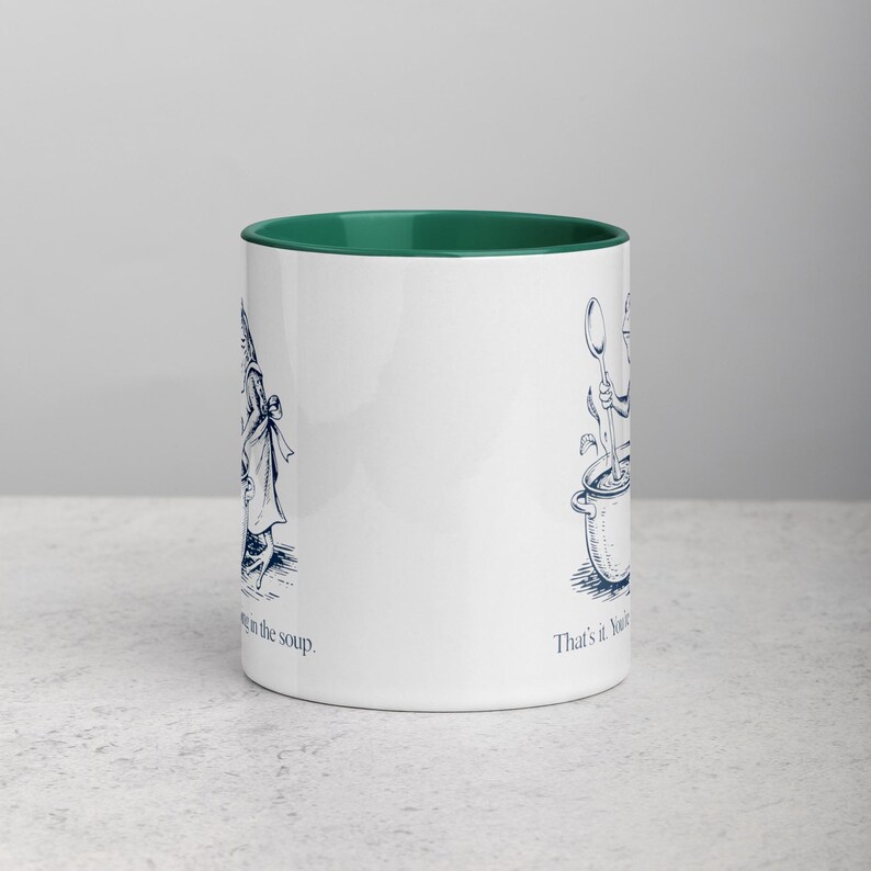 Funny Frog Mug Thats It Youre Going In The Soup Mug, Frog Chef Coffee Mug, Dark Humor Frog Cup, Frog Lover Gift, Cottagecore Frog Mug