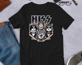 Maglietta Hiss Cat: divertente maglietta sarcastica per gli amanti dei gatti