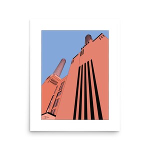 "Kunstdruck - ""Battersea Power Station"""