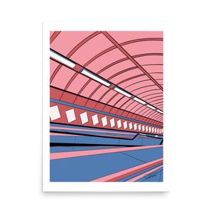 Impressão de parede - “Escadas rolantes de Londres”
