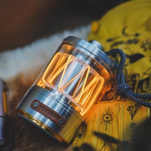 Altavoz Bluetooth personalizado con iluminación ambiental, luces de altavoz para exteriores, altavoces para acampar, altavoces de ambiente personalizados, lámpara de ambiente personalizada