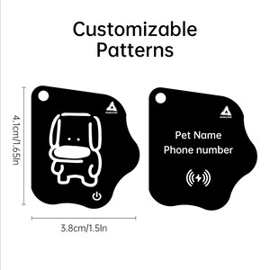 Tarjeta de seguimiento personalizada Apple AirTag Wallet, búsqueda precisa, 1,16 mm de grosor, carga magnética inalámbrica, altavoz, tarjeta de seguimiento de mascotas personalizada