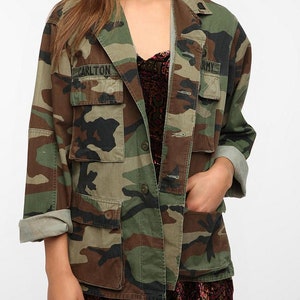Giacca mimetica militare vintage