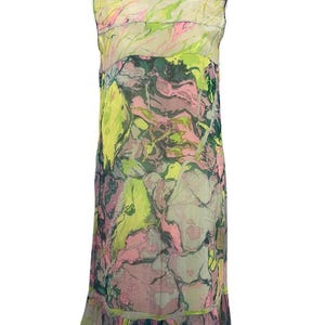 Vintage Silk 1960’s Handmade Floral Dress